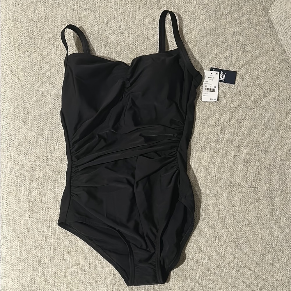 Black One-Piece Swimsuit